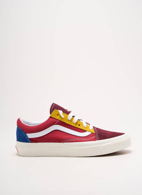 Baskets rouge VANS pour homme