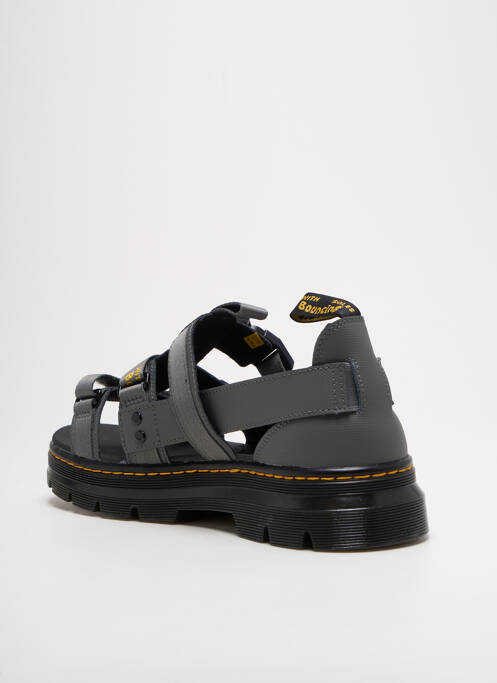 Sandales/Nu pieds gris DR MARTENS homme
