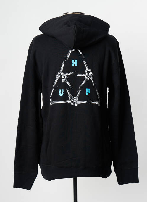 Sweat-shirt noir HUF pour unisexe