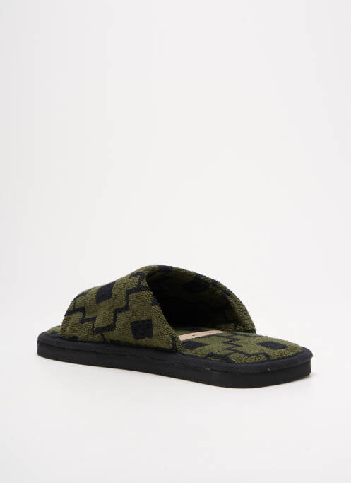 Chaussons/Pantoufles vert OAS COMPANY pour homme