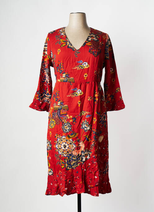 Robe mi-longue marron LA FIANCEE DU MEKONG pour femme