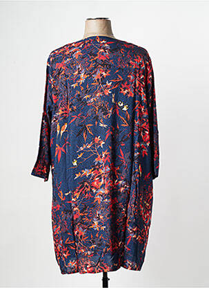 Robe courte manches longues manches longues bleu LA FIANCEE DU MEKONG femme