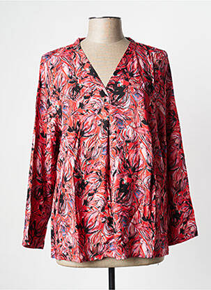 Blouse manches longues manches longues rouge LA FIANCEE DU MEKONG femme