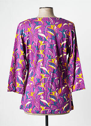 Blouse manches longues manches longues violet LA FIANCEE DU MEKONG femme