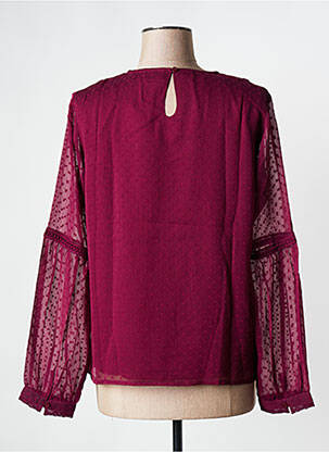 Blouse manches longues manches longues rose LA FIANCEE DU MEKONG femme