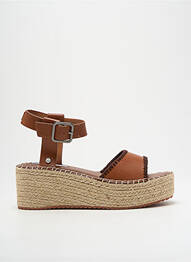 Sandales/nu pieds talon compensé talon compensé marron PEPE JEANS femme