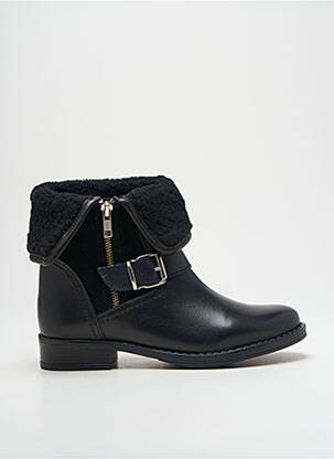 Bottes bout rond talon de 4 à 6cm noir GEORGIA ROSE femme