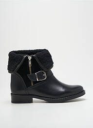 Bottes bout rond talon de 4 à 6cm noir GEORGIA ROSE femme