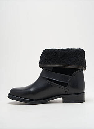 Bottes bout rond talon de 4 à 6cm noir GEORGIA ROSE femme
