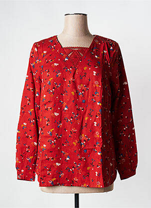 Blouse manches longues manches longues marron LA FIANCEE DU MEKONG femme