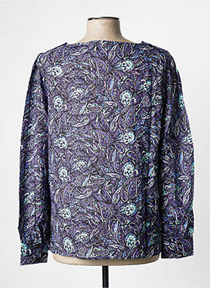Blouse manches longues manches longues bleu LA FIANCEE DU MEKONG femme