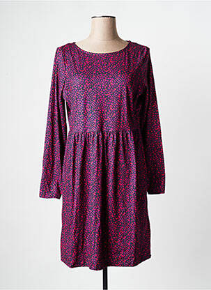 Robe courte manches longues manches longues violet LA FIANCEE DU MEKONG femme
