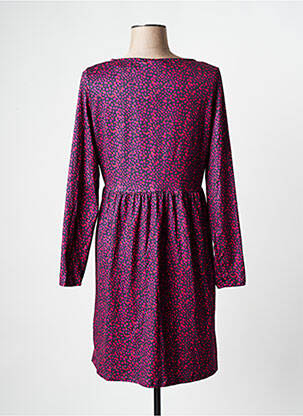 Robe courte manches longues manches longues violet LA FIANCEE DU MEKONG femme