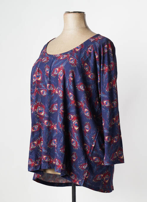 T-shirt bleu LA FIANCEE DU MEKONG pour femme