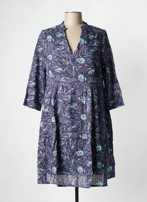 Robe courte bleu LA FIANCEE DU MEKONG pour femme