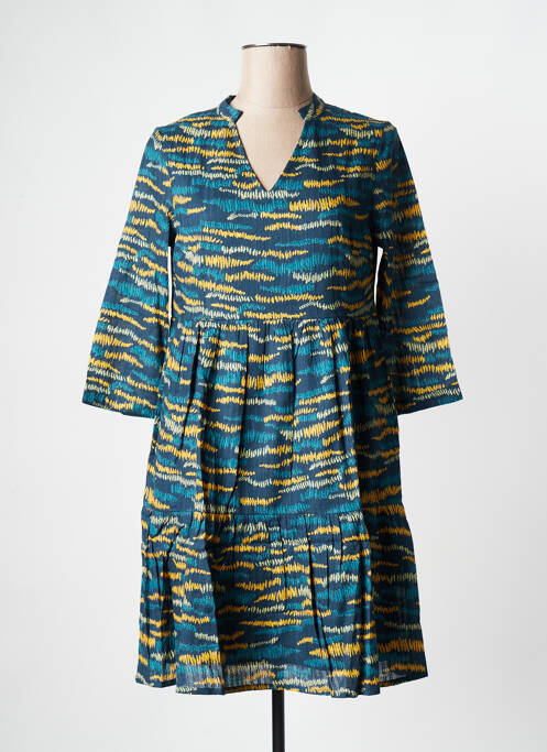 Robe courte bleu LA FIANCEE DU MEKONG pour femme