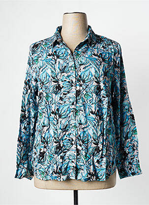 Chemisier manches longues manches longues bleu LA FIANCEE DU MEKONG femme