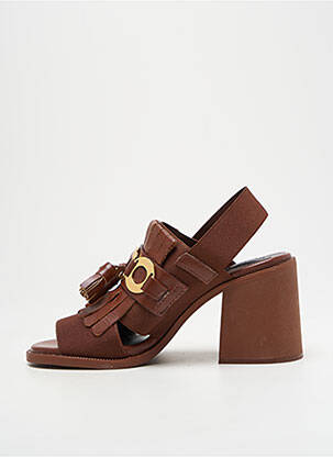 Sandales/nu pieds bout ouvert bout ouvert marron SEE BY CHLOÉ femme