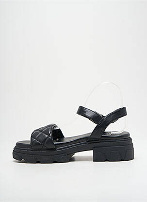 Sandales/nu pieds talon compensé talon compensé noir BULLBOXER femme