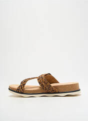 Tongs marron CLARKS pour femme seconde vue