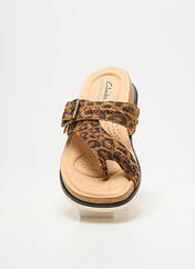 Tongs marron CLARKS pour femme seconde vue