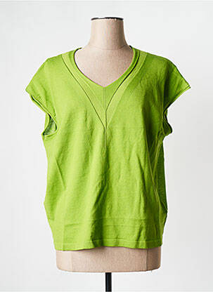 T-shirt manches courtes manches courtes vert LA FIANCEE DU MEKONG femme