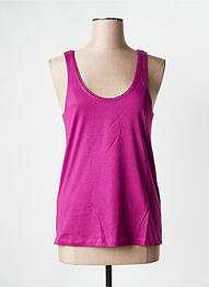 T-shirt sans manche violet LA FIANCEE DU MEKONG femme