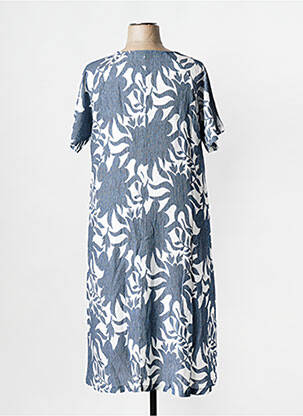 Robe longue manches courtes manches courtes blanc LA FIANCEE DU MEKONG femme