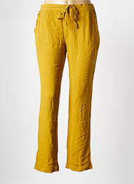 Pantalon droit jaune LA FIANCEE DU MEKONG femme