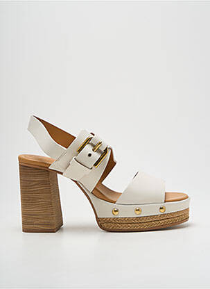 Sandales/nu pieds fermeture boucle(s) bout ouvert blanc SEE BY CHLOÉ femme