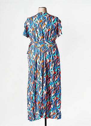 Robe longue manches courtes manches courtes gris LA FIANCEE DU MEKONG femme