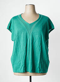 T-shirt manches courtes manches courtes vert LA FIANCEE DU MEKONG femme