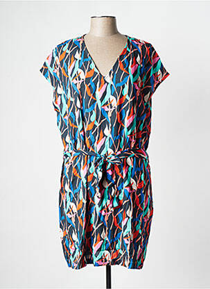 Robe courte manches courtes manches courtes gris LA FIANCEE DU MEKONG femme