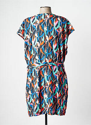 Robe courte manches courtes manches courtes gris LA FIANCEE DU MEKONG femme