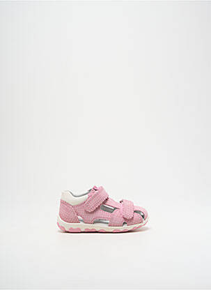 Sandales/nu pieds fermeture boucle(s) bout ouvert rose SUPERFIT fille