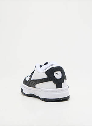 Baskets fermeture lacets bout rond blanc PUMA fille