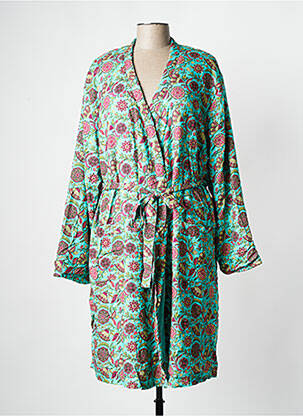 Veste kimono turquoise LA FIANCEE DU MEKONG pour femme