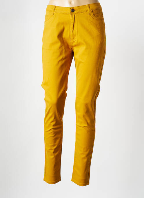 Jeans coupe slim jaune LA FIANCEE DU MEKONG pour femme