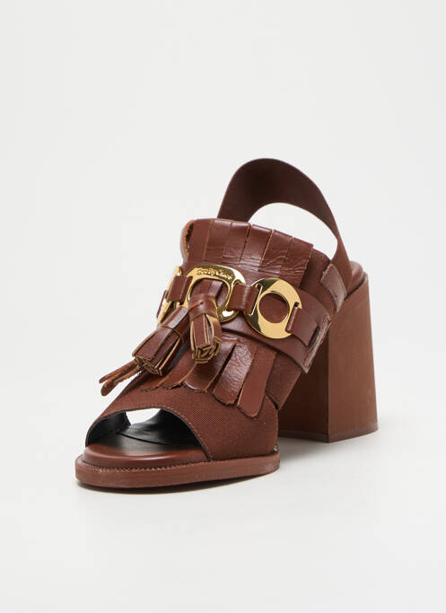 Sandales/Nu pieds marron SEE BY CHLOÉ pour femme