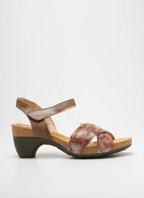 Sandales/Nu pieds rose THINK! pour femme