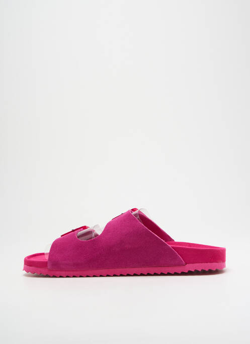 Sandales/Nu pieds rose COLORS OF CALIFORNIA pour femme