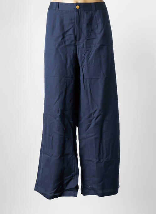 Pantalon large bleu marine LA FIANCEE DU MEKONG pour femme