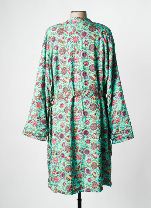Veste kimono turquoise LA FIANCEE DU MEKONG pour femme