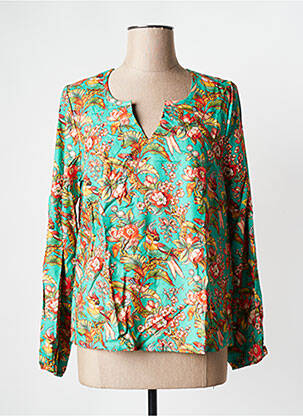 Blouse manches longues manches longues vert LA FIANCEE DU MEKONG femme