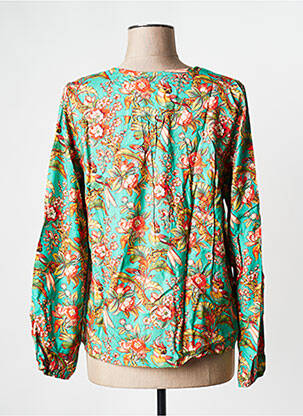 Blouse manches longues manches longues vert LA FIANCEE DU MEKONG femme