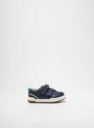 Baskets fermeture lacets bout rond bleu CLARKS garcon