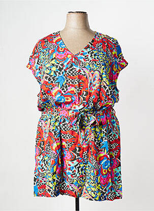 Robe courte manches courtes manches courtes noir LA FIANCEE DU MEKONG femme