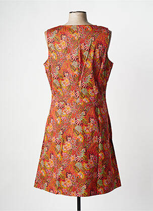 Robe courte sans manche sans manche orange LA FIANCEE DU MEKONG femme