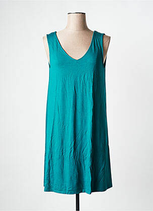 Robe courte sans manche sans manche vert LA FIANCEE DU MEKONG femme