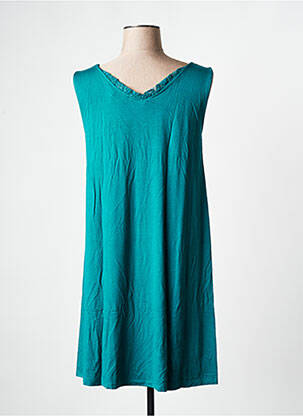 Robe courte sans manche sans manche vert LA FIANCEE DU MEKONG femme